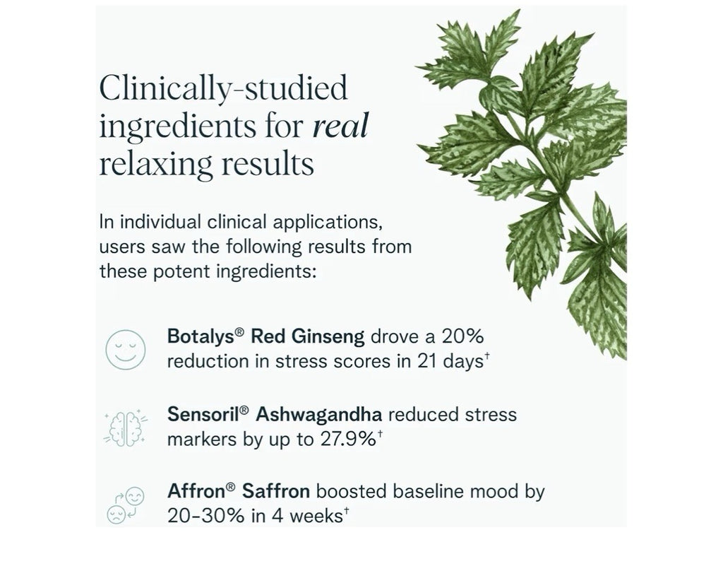 Ora Stress Release stress Support Mood Mental Focus Feel Calm Relaxed 60capsules
