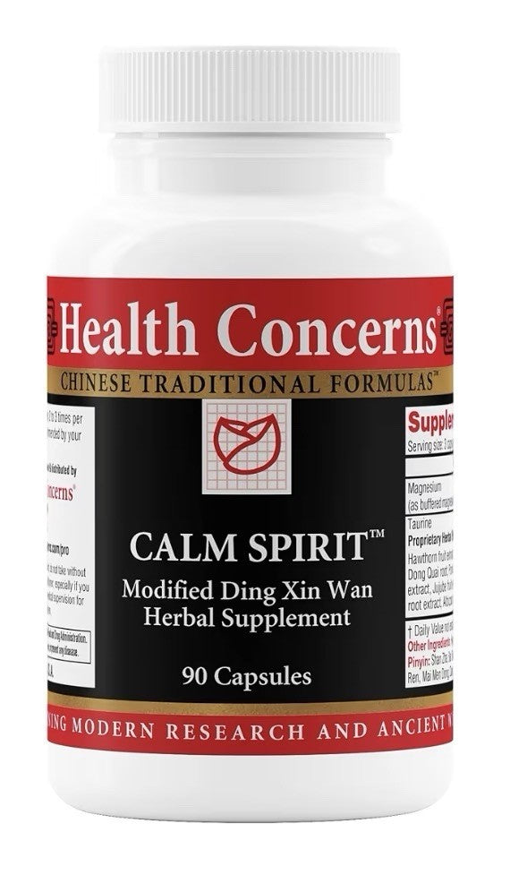 Health Concerns Calm Spirit Herbal Supplement Stress Relief for Men, Women 90cap