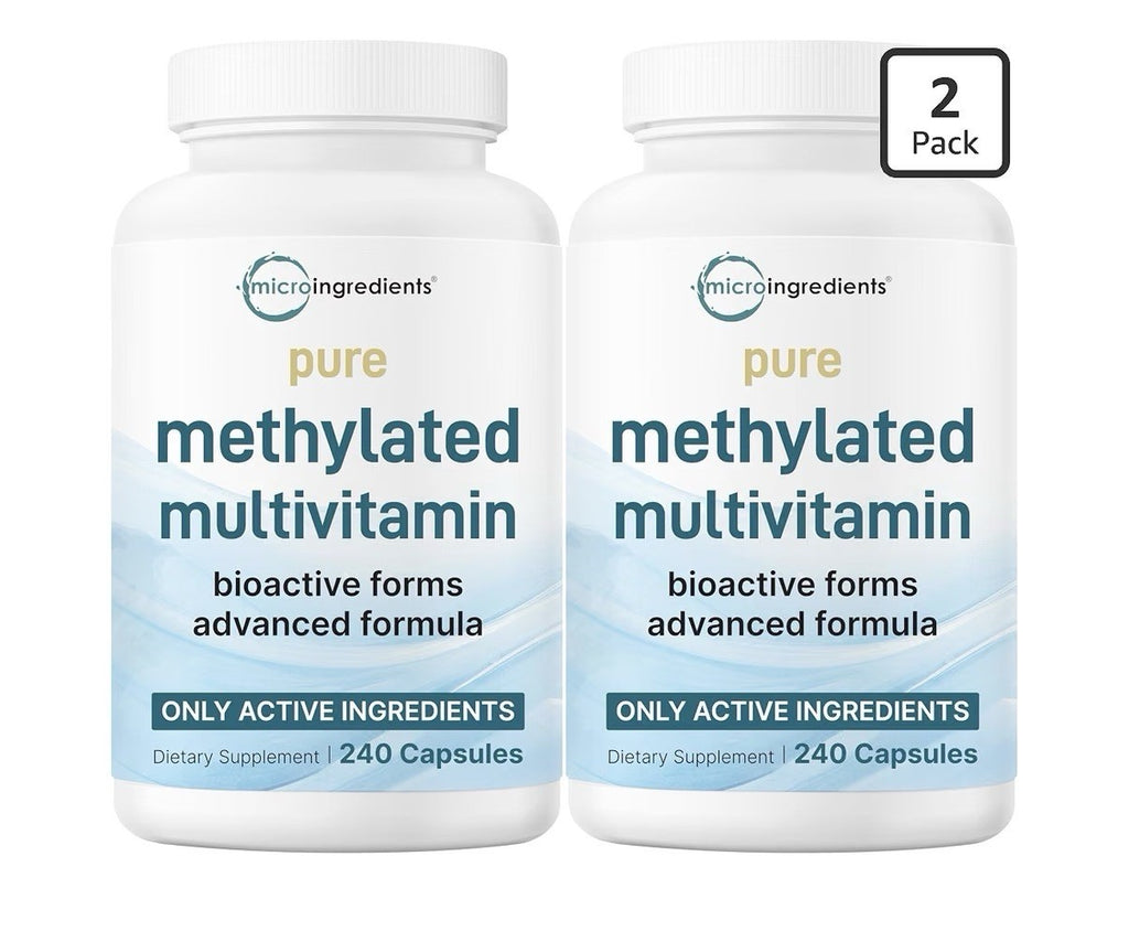 Micro Ingredients Pure Methylated Multivitamin Bioactive Forms Advanced 2 Pack