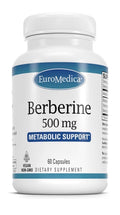 EuroMedica Berberine 500 mg Metabolic Support Brain Liver Health 60 Capsules