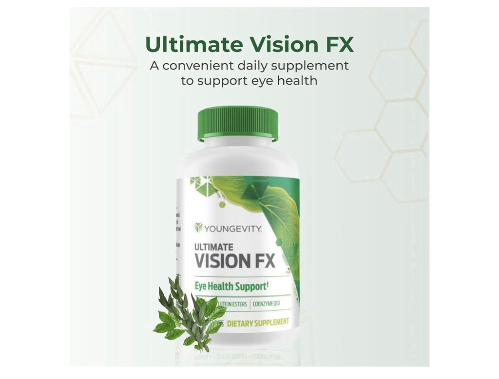 Youngevity Ultimate Vision FX Eye Health Support Vitamin & Minerals Blend 60caps