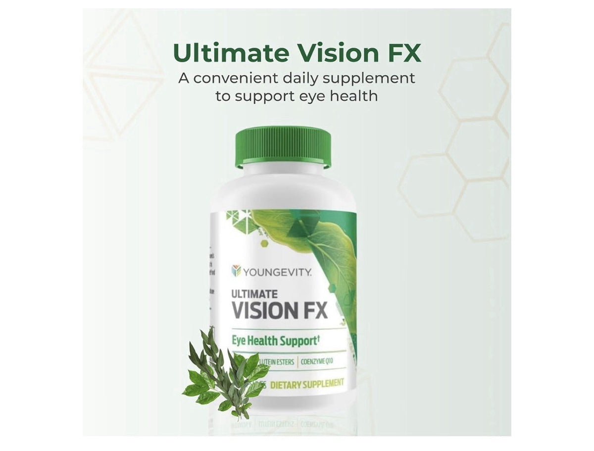 Youngevity Ultimate Vision FX Eye Health Support Vitamin & Minerals Blend 60caps