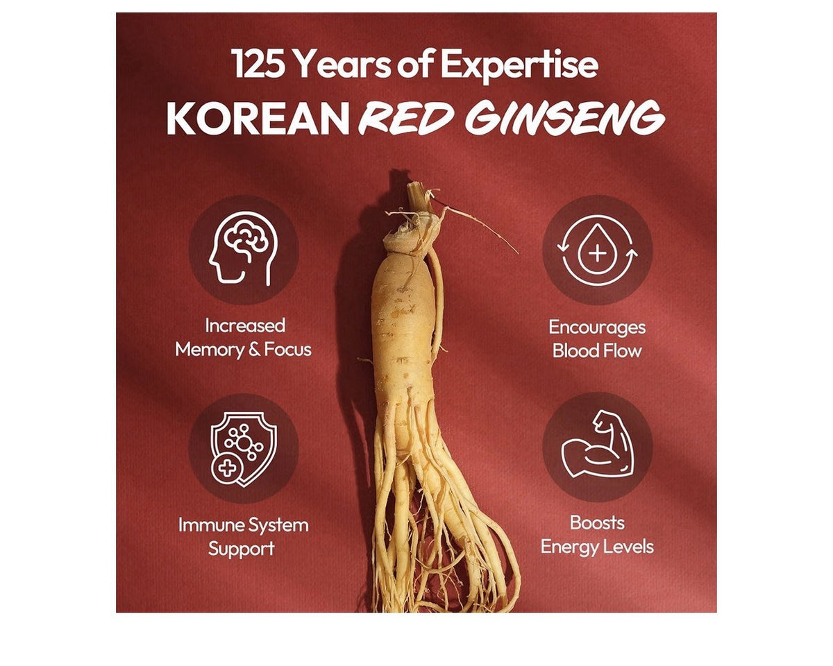 JUNG KWAN JANG Korean Red Ginseng Extract Capsule Plus Energy Boost Immune 30sg