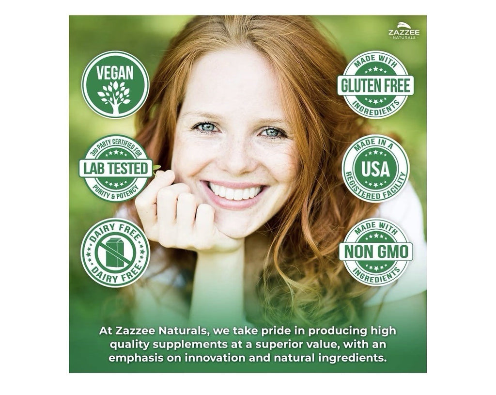 Zazzee Marshmallow Root Digestive Gastrointestinal Support 4 Month Supply 120cap