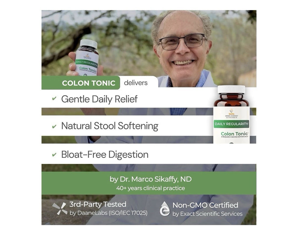 Sana Herbal Sciences Colon Tonic Natural Stool Softener Constipation Relief 60ca