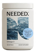 Needed. Prenatal Omega-3 High Potency Dose of Sustainably Sourced Fish Oil 120sg