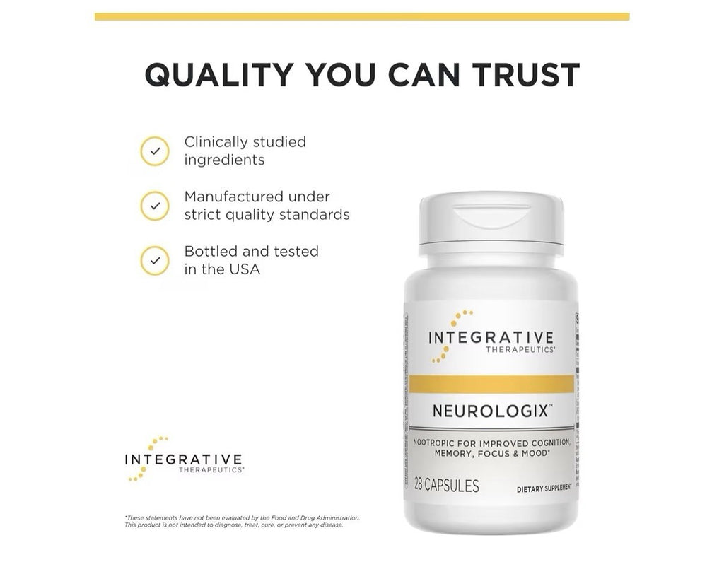 Integrative Therapeutics Neurologix Nootropic Cognition Memory Focus Mood 28caps