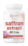 Micro Ingredients Pure Saffron Extract Clean Ingredients Only 240 Veggie Capsule