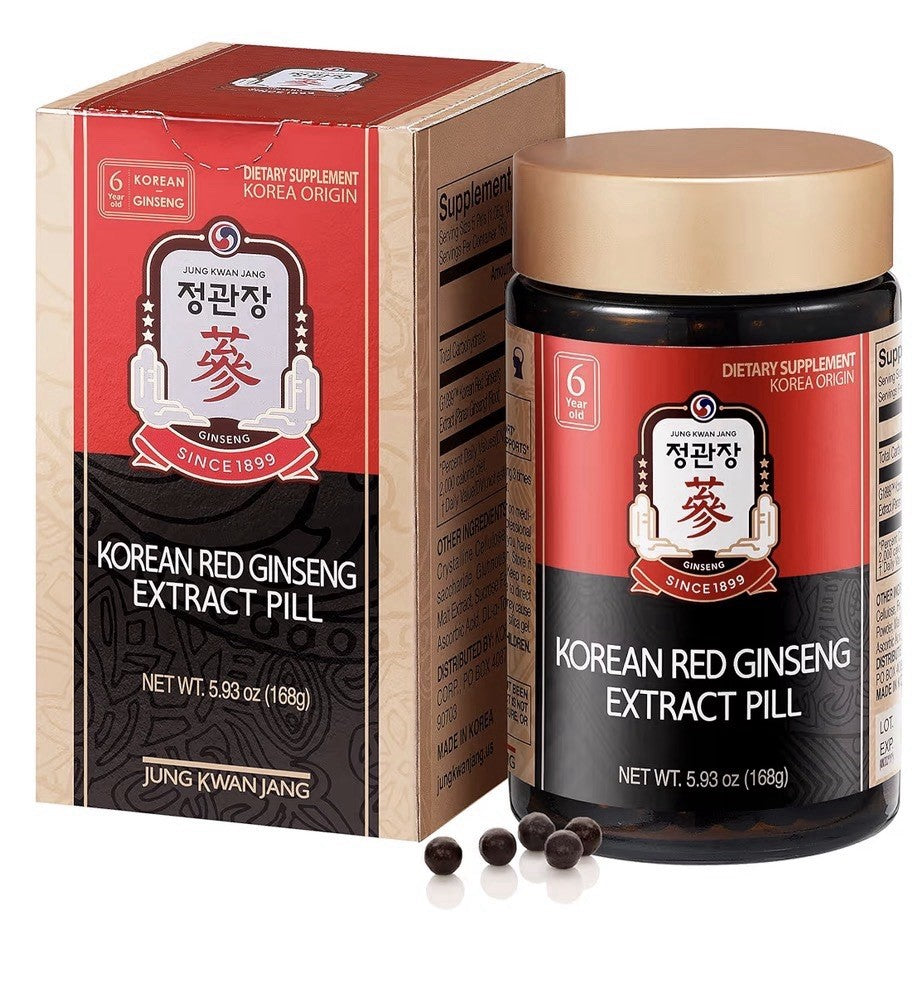 JUNG KWAN JANG Korean Red Ginseng Extract Pill - Red Panax Ginseng