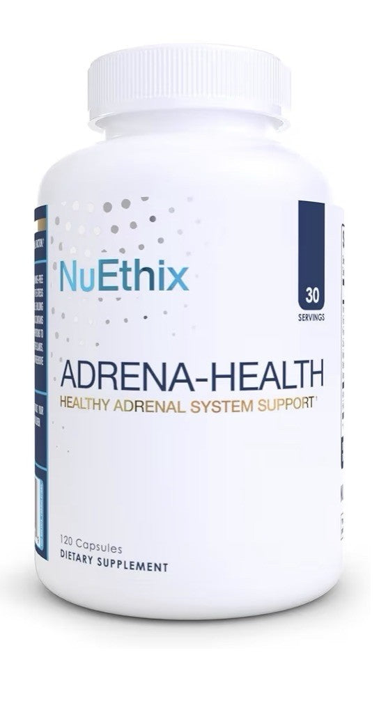 NuEthix Formulations Adrena-Health Healthy Adrenal System Support 120 Capsules