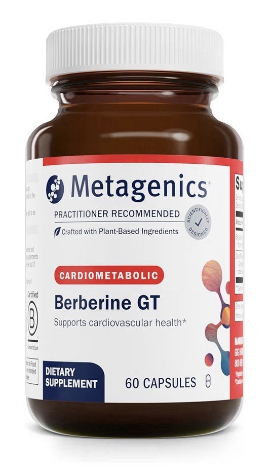 Metagenics Berberine GT Cardiometabolic Supplement Support Heart Health 90 Caps