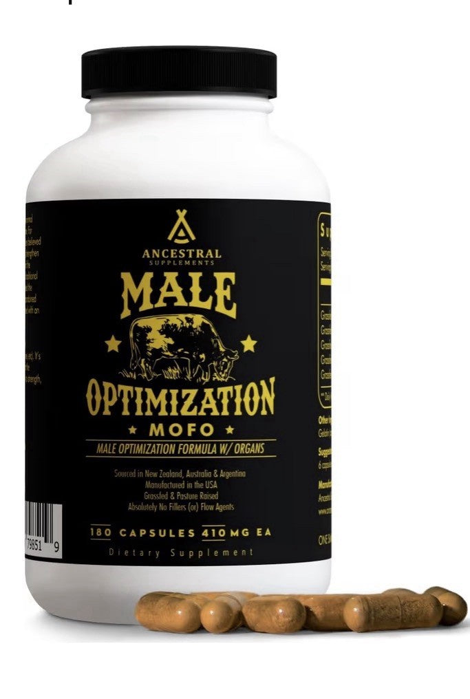 Ancestral Supplements Male Optimization Mofo Support Energy Men’s Health 180caps