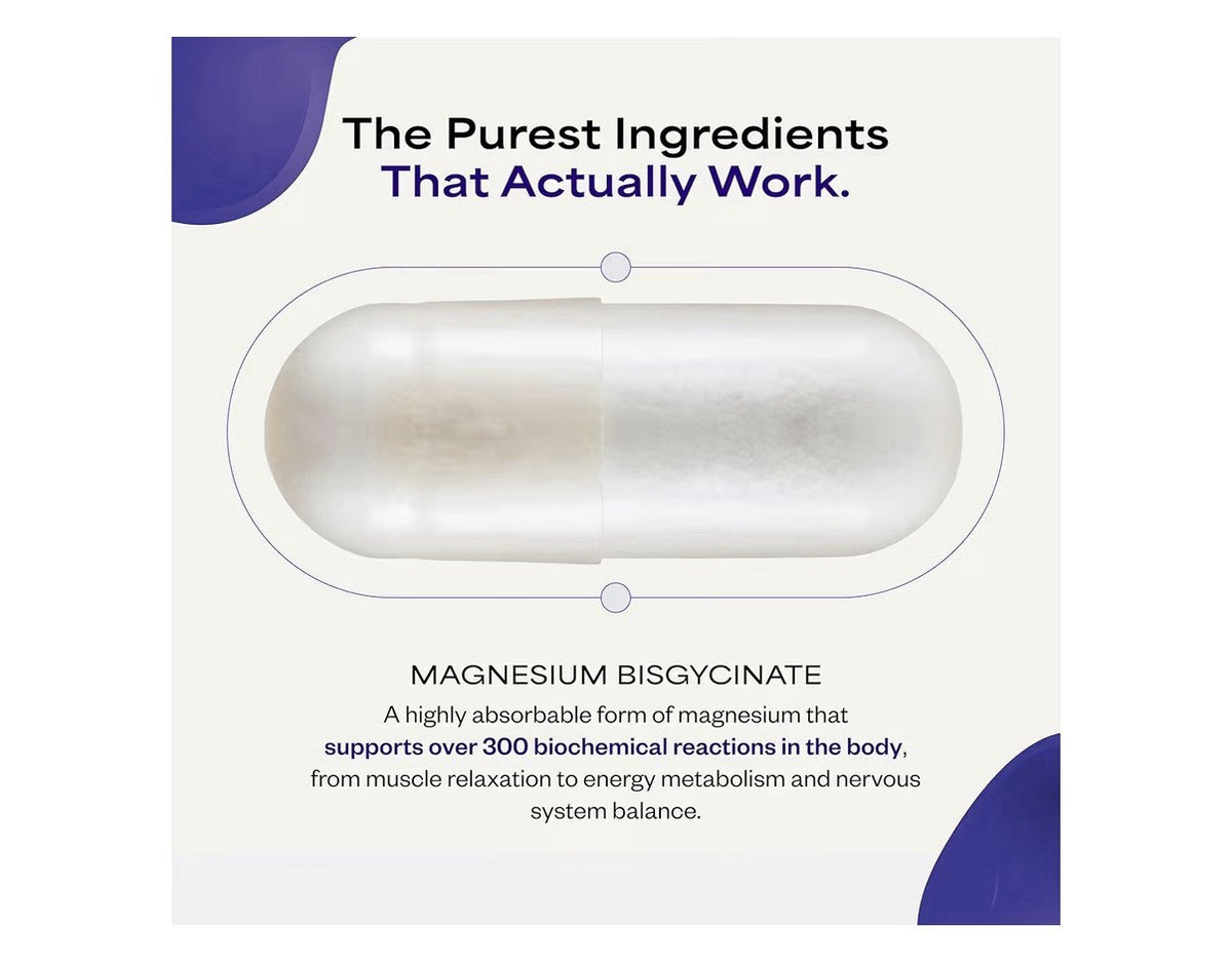 Suppgrade Labs Magnesium 101 by Dave Asprey Daily Support Sleep Metabolism 60Cap