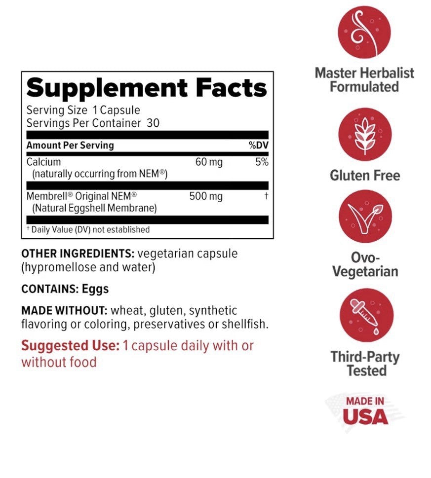 Redd Remedies Joint Health Original Helps Strengthen Connective Cartilage 30caps