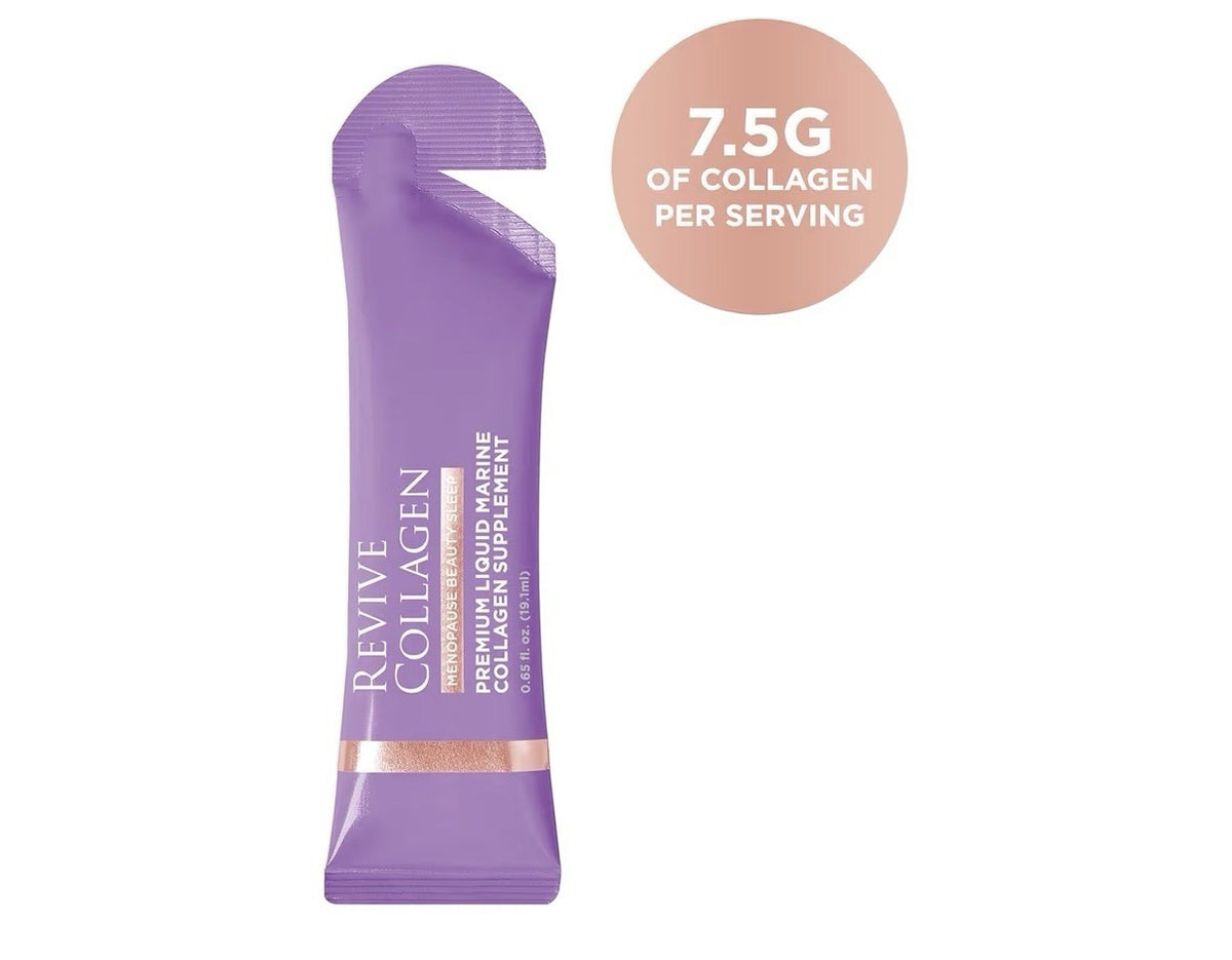 Revive Collagen Menopause Beauty Sleep Premium Liquid Marine Collagen Drink 14ct