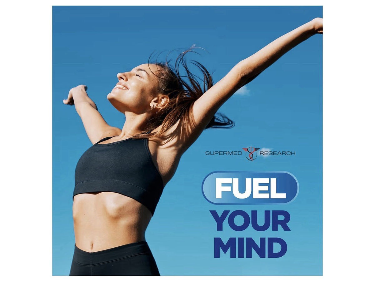 Supermed Research Midfull Clarity Elevate Your Mind Focus Brain Supplement 120ca