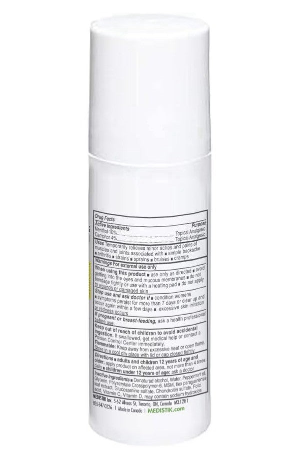 Medistik Dual Stick and Ice Bundle 58g + 89ml Backache Arthritis Joint Muscle