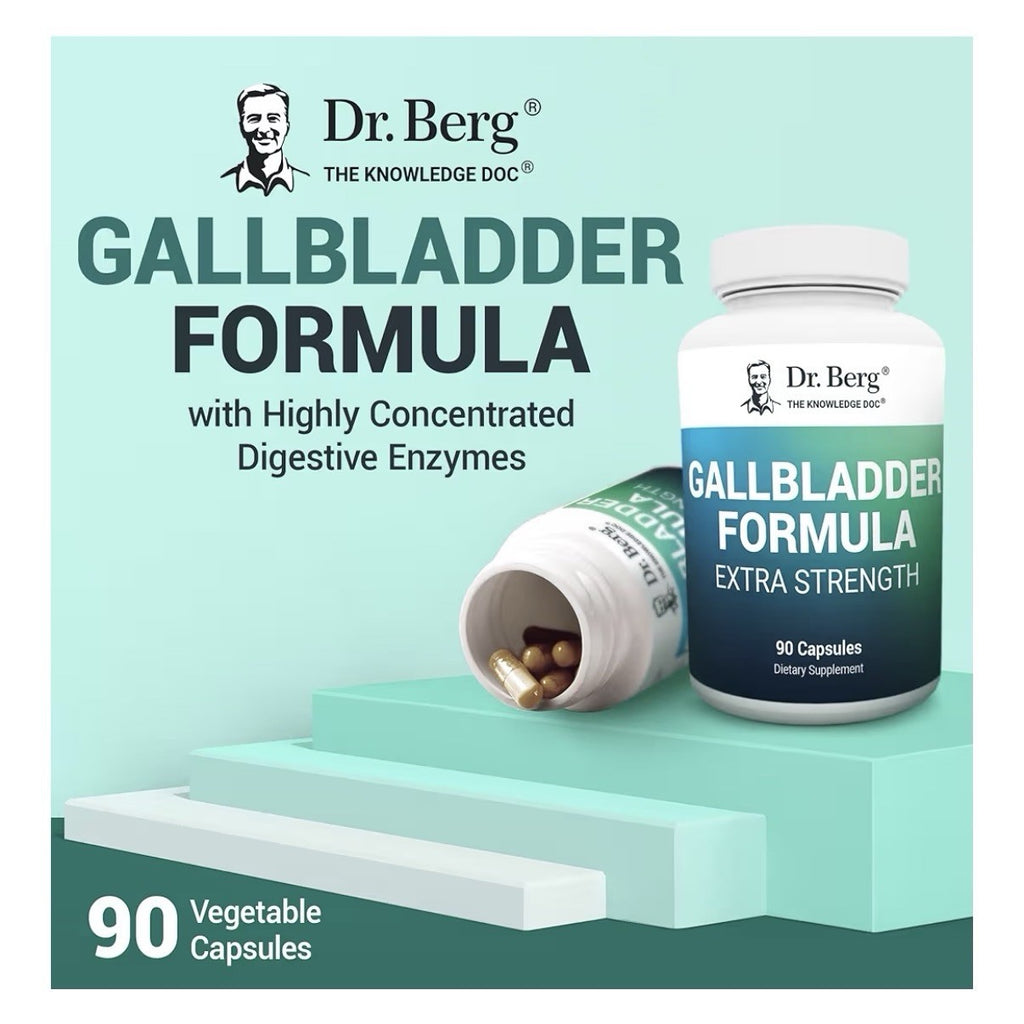 Dr. Berg Gallbladder Formula Extra Strength 90 Capsules Dietary Supplement