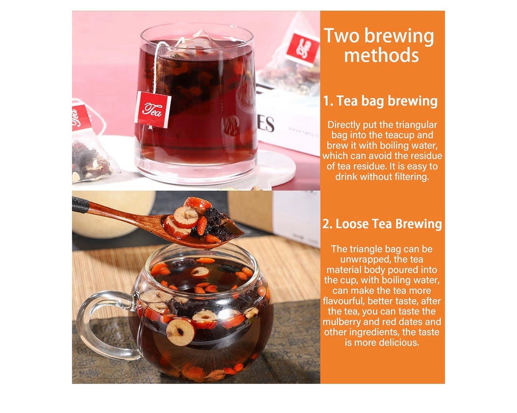 Wanciment Ginseng Five Treasures Tea Kidney Tea Kidney Cleanse Detox 40 Teabags