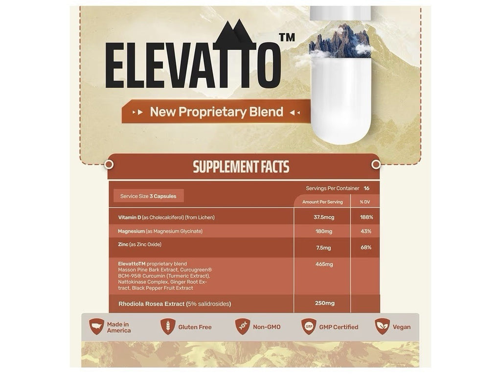 Flight Armour Altitude Sickness Prevention Vertigo Highly Bioavailable 120 Caps