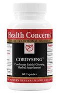 Health Concerns CordySeng Cordyceps Reishi Ginseng Herbal Supplement 60 Capsules