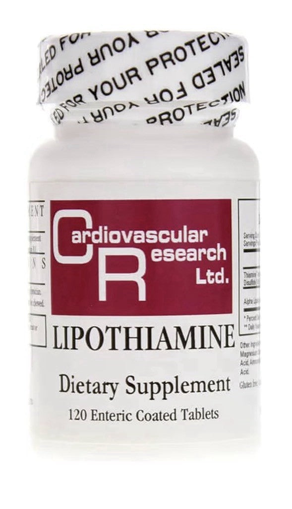 Cardiovascular Research Lipothiamine Vitamin Bl with Alpha-Lipoic Acid 120Tablet