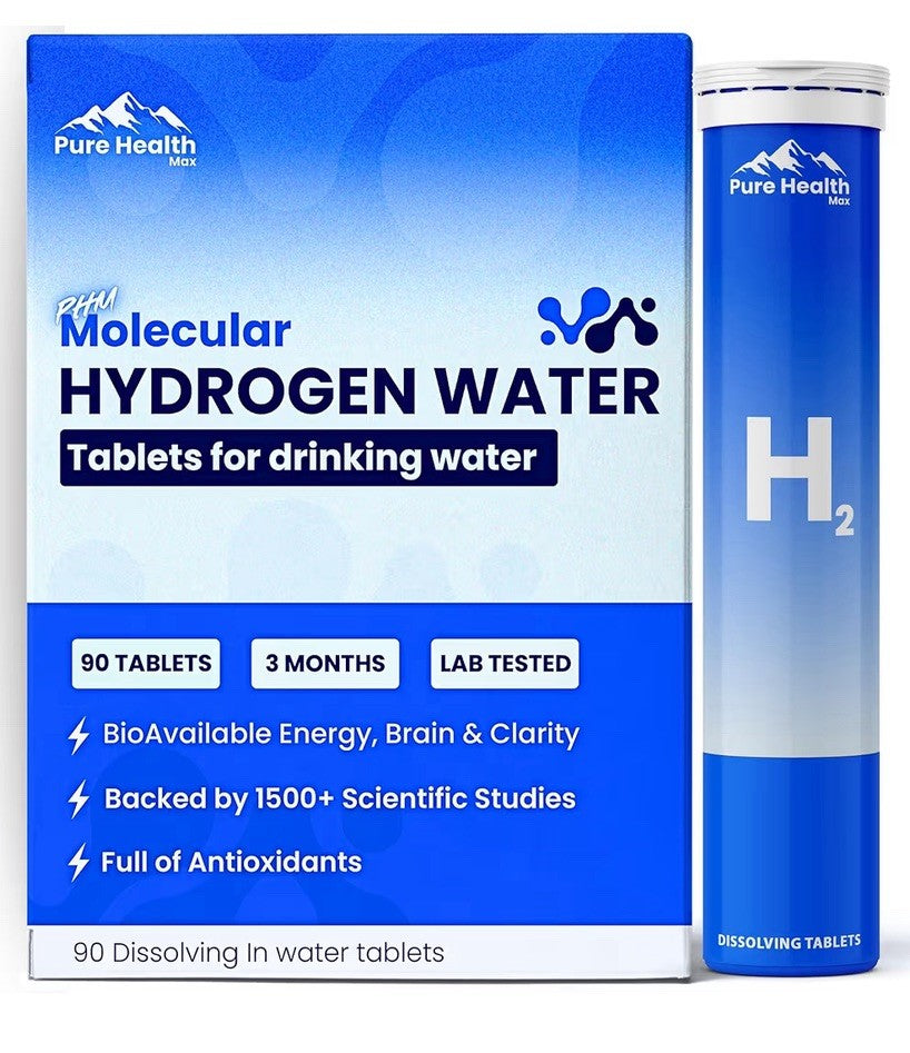 Pure Health Max Molecular Hydrogen Water  Tablets for Drinking Water 90 Tablet 