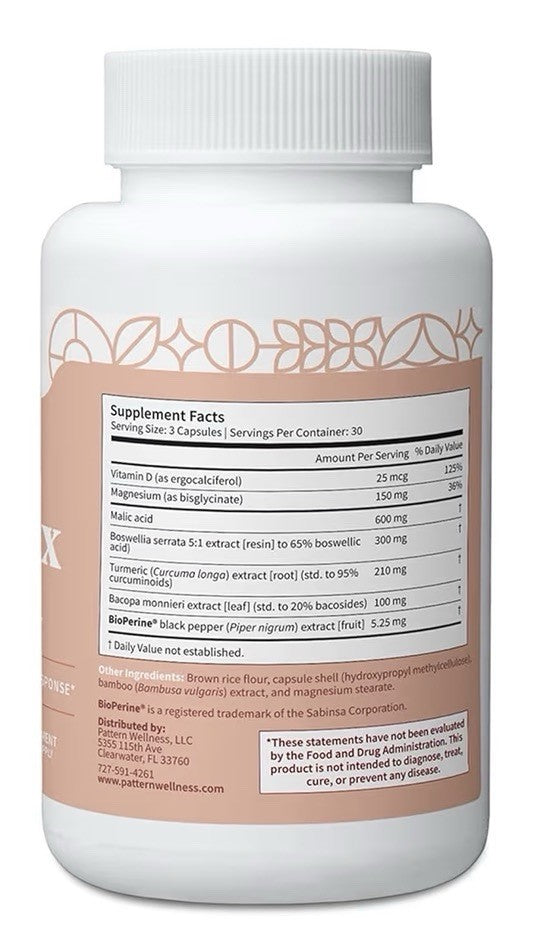 Pattern Wellness Fibro Complex Muscle Joint Support Inflammatory Response 2 Pack