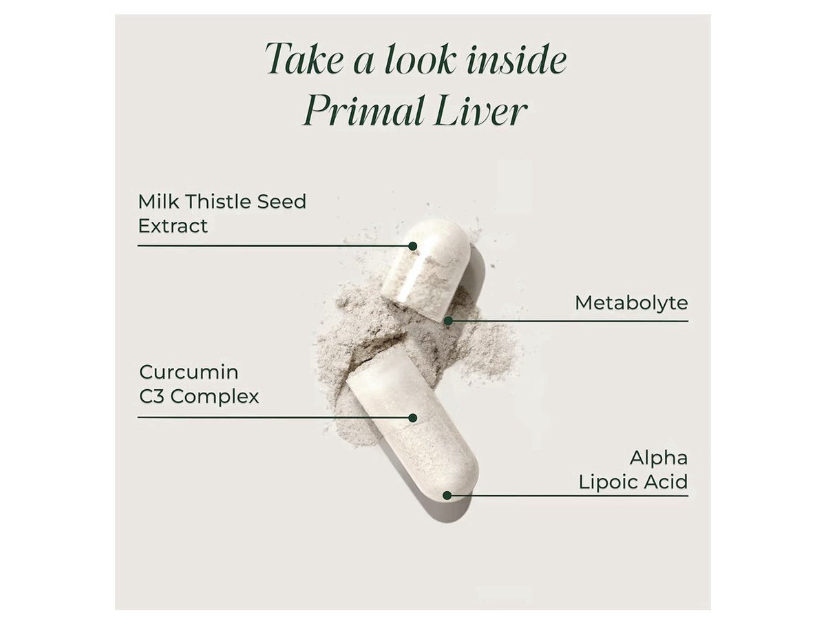 Primal Harvest Primal Liver Supplement Women & Men Liver Support Complex 2 Packs