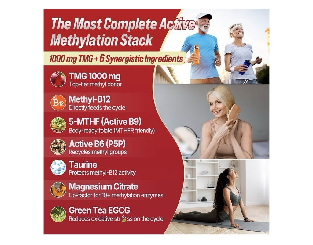 Nextdia TMG Gummies Betaine Anhydrous Trimethylglycine Methylated Vitamins 2Pack