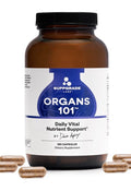 Suppgrade Labs Organs 101 Daily Vital Nutrient Support Grass-Fed Beef 180capsule
