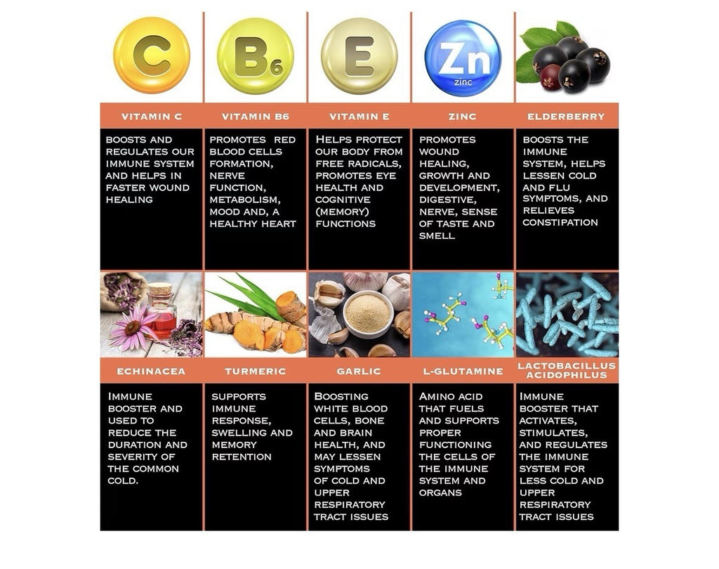 THE ENCLARE NUTRITION 10 in 1 Power Immunity Immune Support Booster 60 Capsules