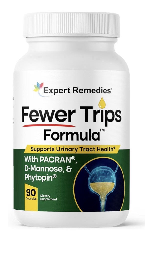 Expert Remedies Fewer Trips Formula Urinary Tract Bladder Support for Women &Men