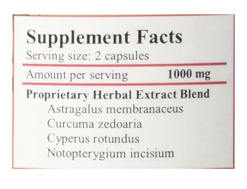 Chi's Enterprise Myomin Plus Natural Herbal Supplement 120 Capsules