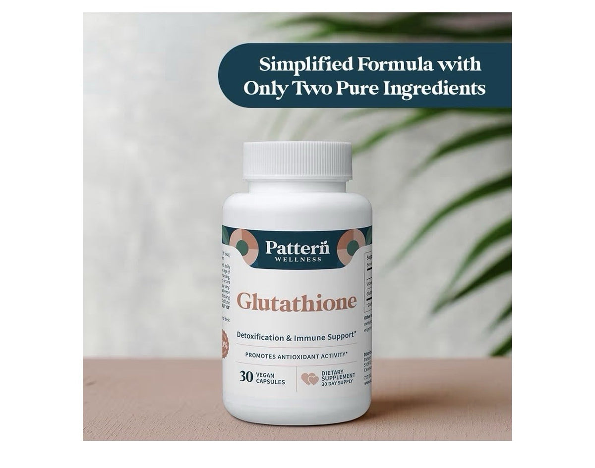 Pattern Wellness Glutathione Detoxification & Immune Support Antioxidant 30 Caps