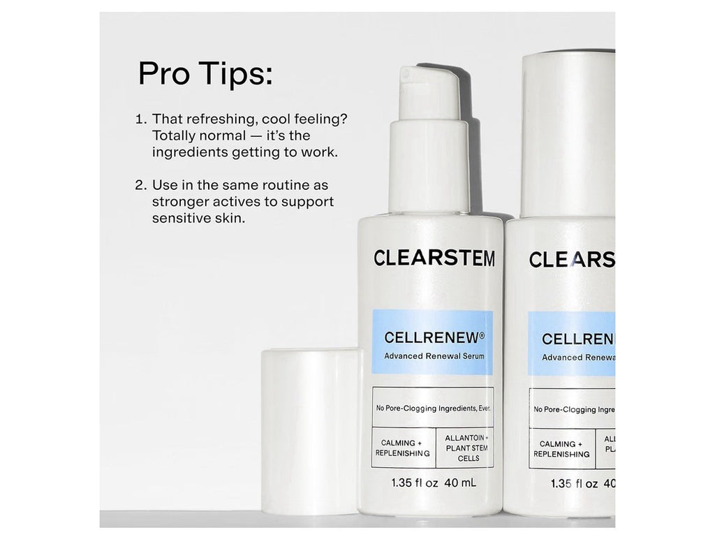 CLEARSTEM CELLRENEW Advanced Renewal Serum Stem Cell Acne Skin Face Serum 40ml