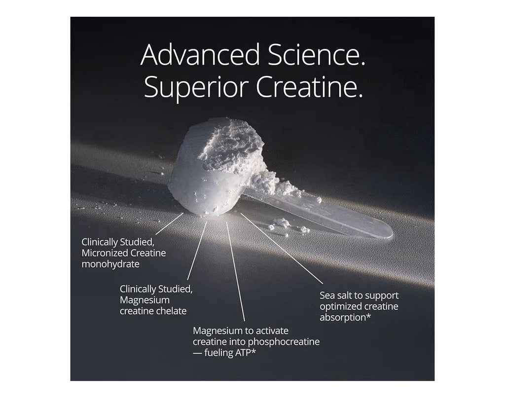 Qualia Creatine+ Advanced Creatine Complex Muscle Performance Health Aging 4.6oz