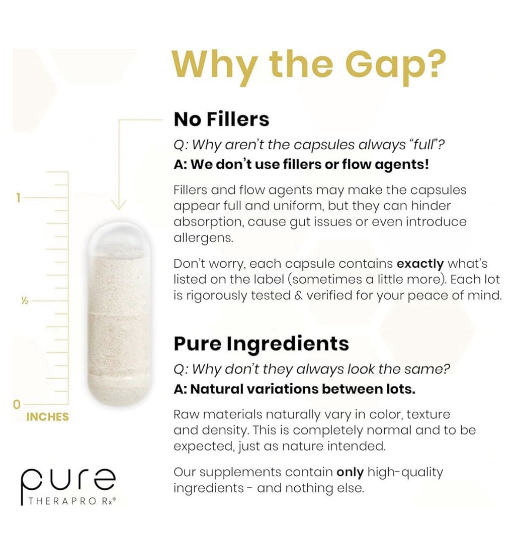 Pure Therapro Rx S-Acety! Glutathione Gold 300mg PER Capsule Month Supply 60cap