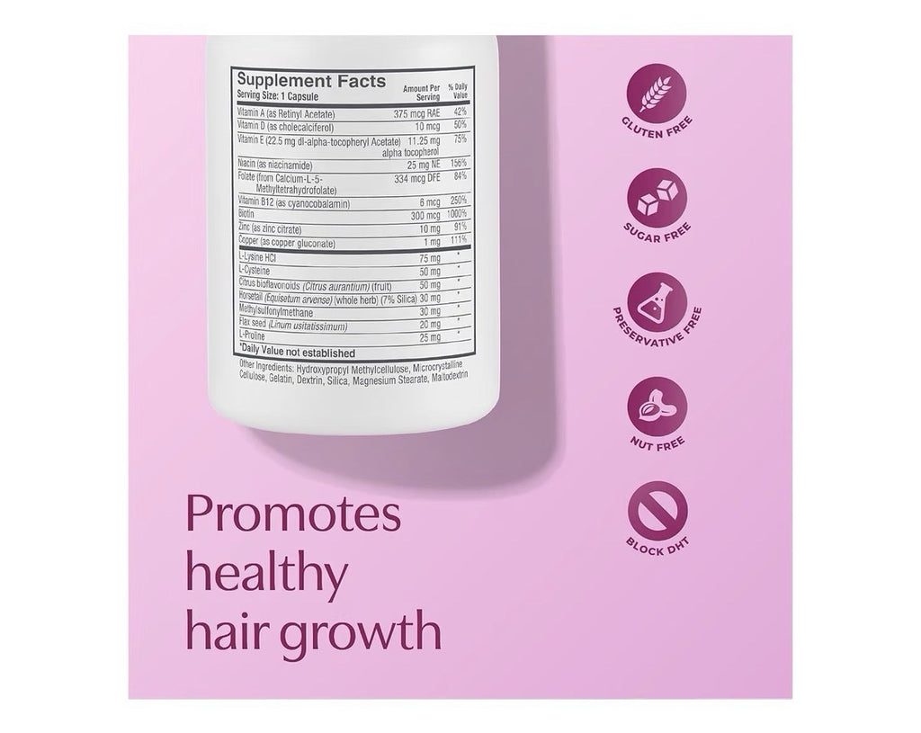 BosleyMD Healthy Hair Supplements for Women SUPLEMENTOS PARA UN CABELLO SANO 60c