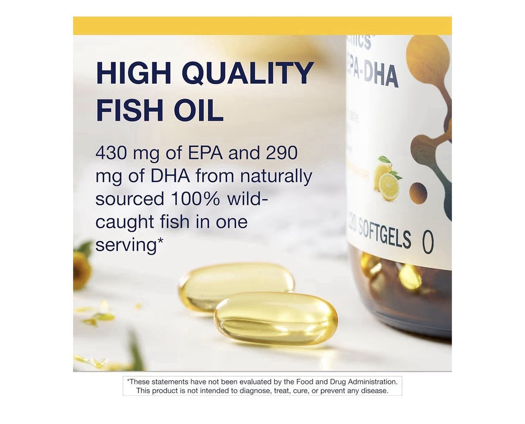 Metagenics OmegaGenics Fish Oil EPA-DHA 720 mg Heart Health Immunity 120softgels