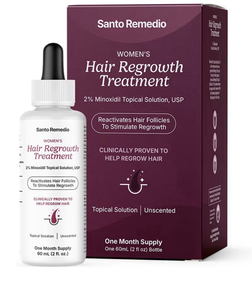 Santo Remedio Women Hair Regrowth Treatment Stimulate Reduce Hair Loss