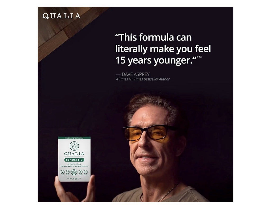 2 Pack QUALIA Senolytic Supports Youthful Cellular Function Optimized Aging