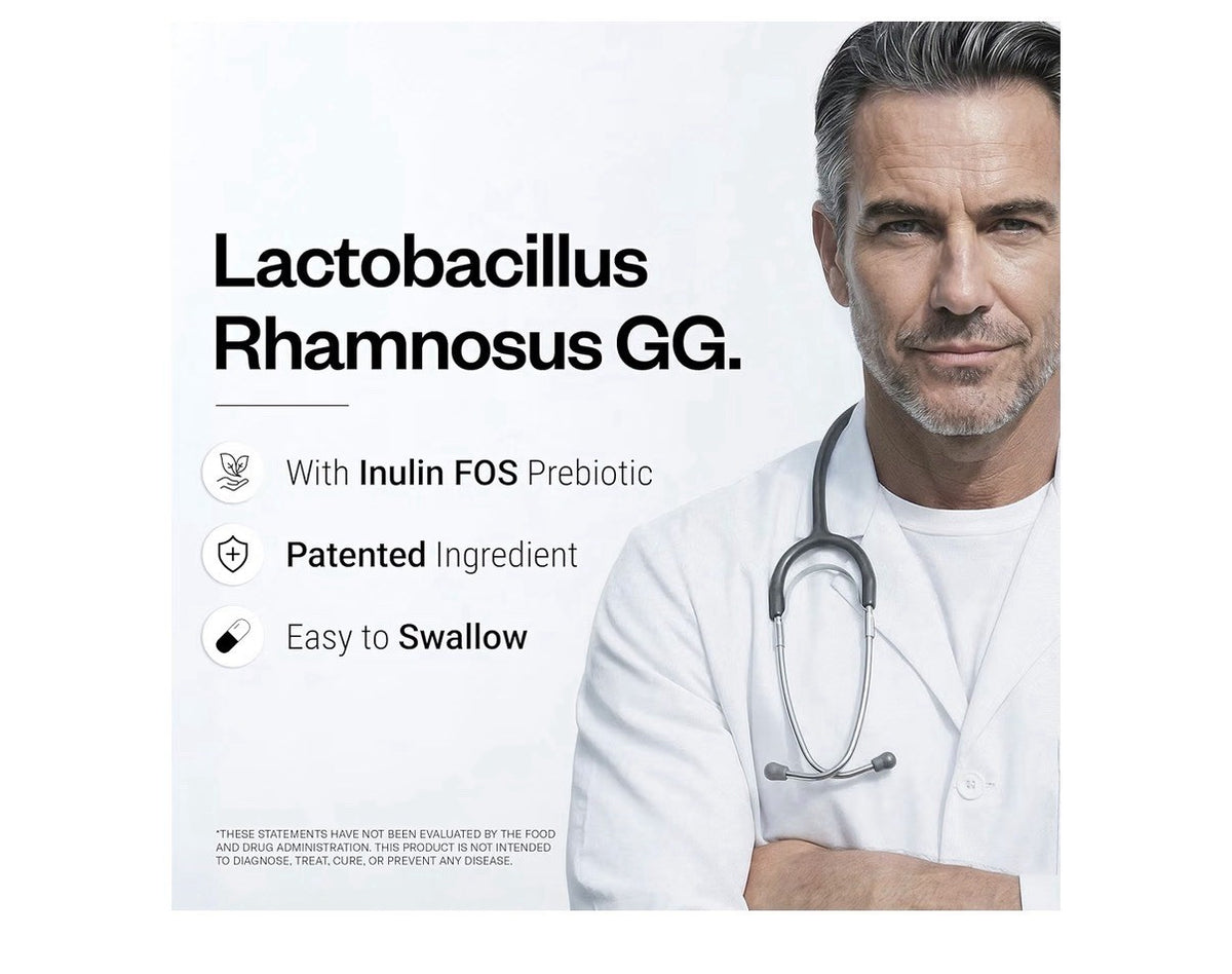 Supersmart Lactobacillus Rhamnosus GG 10 Billion CFU 60 Capsules