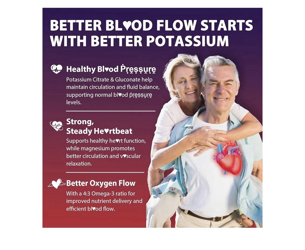 2Pack Nextdia Potassium Citrate & Gluconate Supplement Muscle Nerves Bone Health