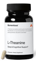 Momentous L-Theanine Sleep & Cognitive Function Relaxation Focus 60 Capsules