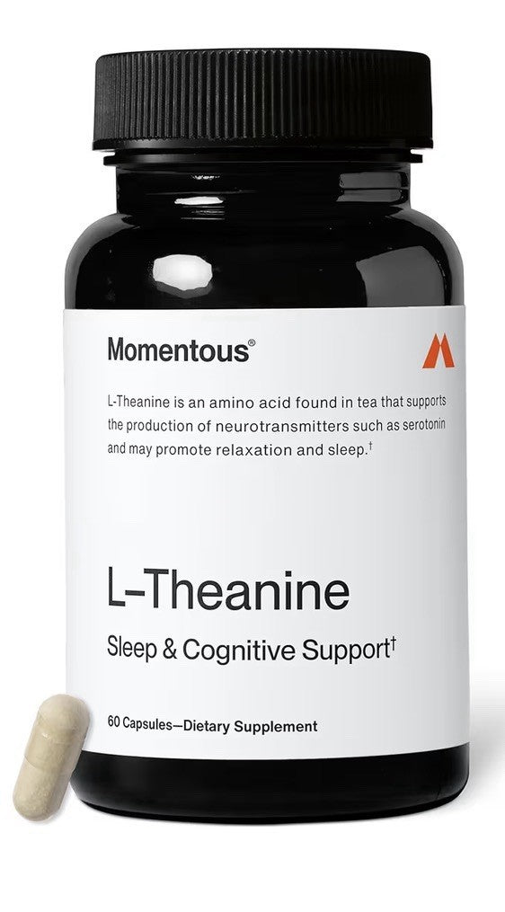 Momentous L-Theanine Sleep & Cognitive Function Relaxation Focus 60 Capsules
