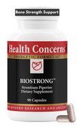 Health Concerns BioStrong Herbal Supplement Bone Strength Density Support 90caps