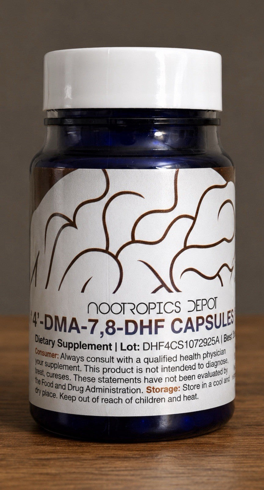 Nootropics Depot 4'-DMA-7,8-DHF 10mg Dietary Supplement 90 Capsules