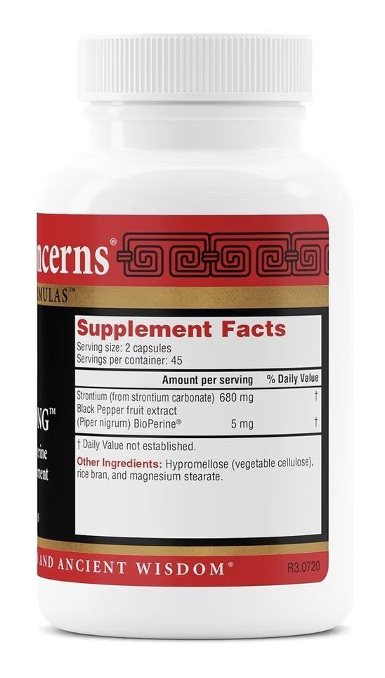 Health Concerns BioStrong Herbal Supplement Bone Strength Density Support 90caps