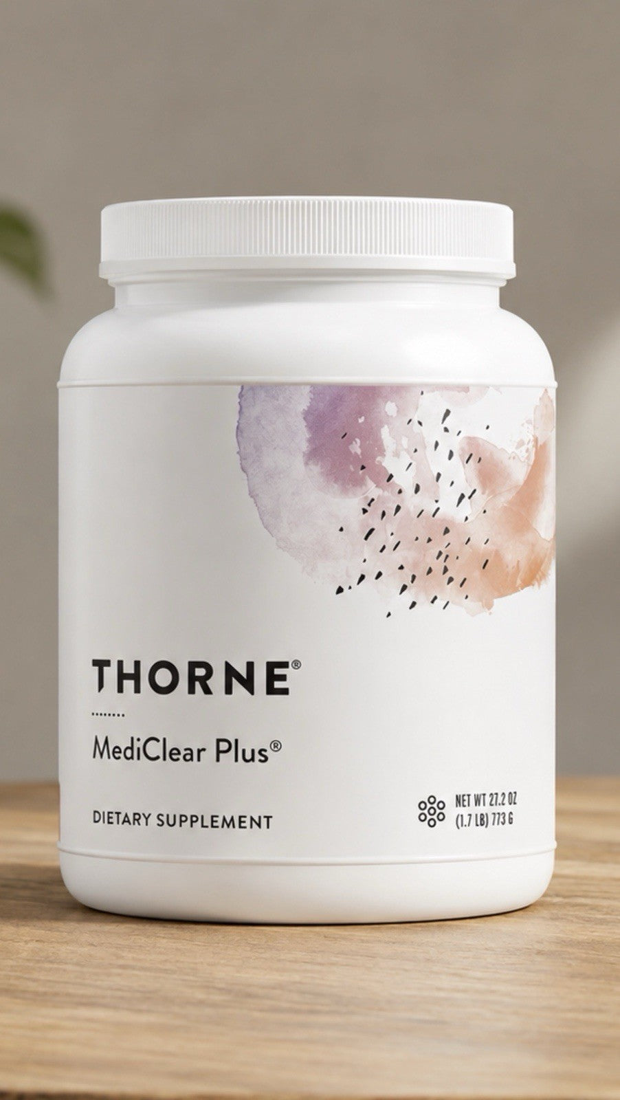 THORNE MediClear Plus Powder Dietary Supplement 27.02 OZ
